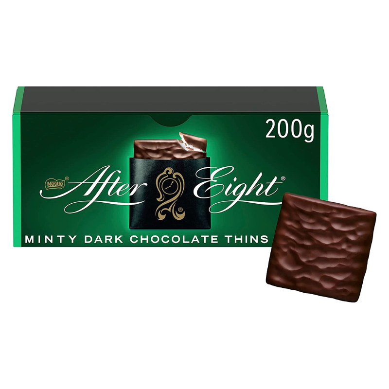 NESTLE AFTER EIGHT - MINT CHOCOLATES - 200G - NATURAL DARK