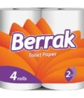 Berrak Toilet Paper 2 Ply 4 Rolls - Black Vanilla Gourmet