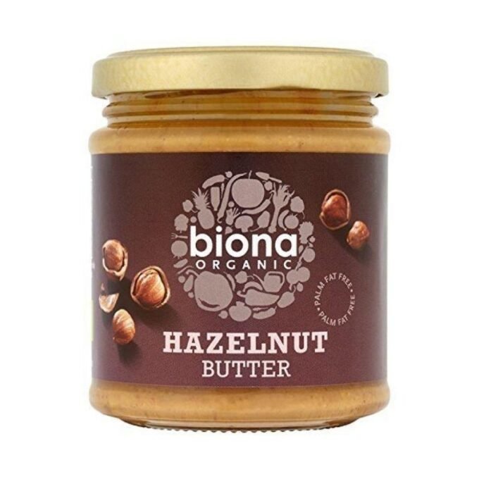Biona Organic Hazelnut Vegan Butter 170gm - Black Vanilla Gourmet