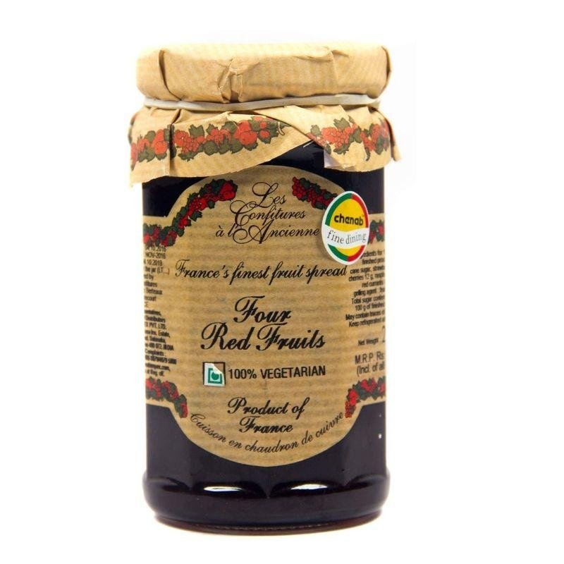 Confitures �� L�� Ancienne Four Red Fruits Spread - 270g - Black Vanilla