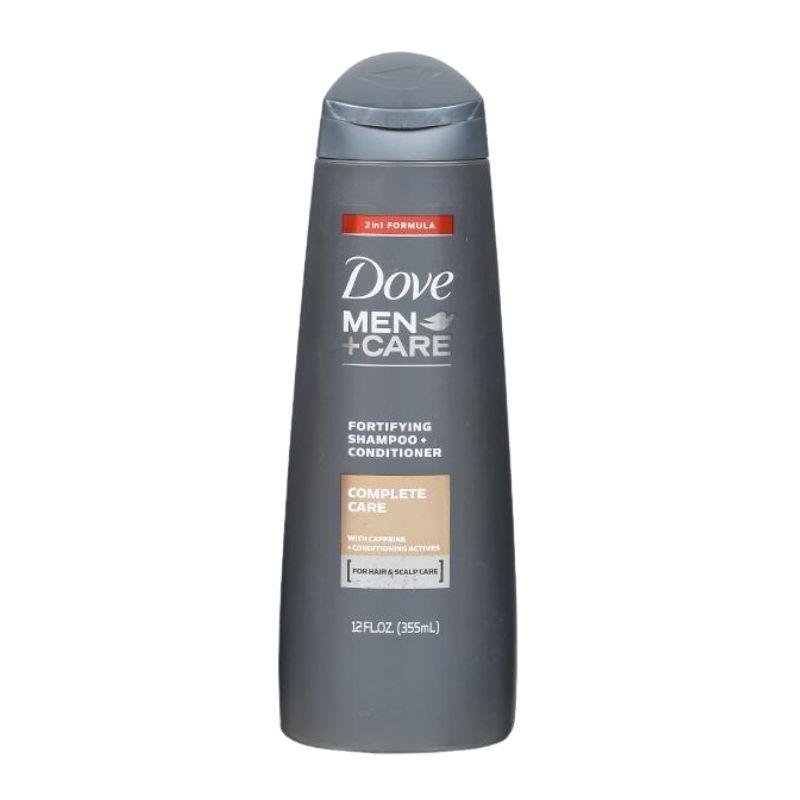 Dove Men Care Fortifying Shampoo + Conditioner Complete Care 355ml - Black Vanilla Gourmet