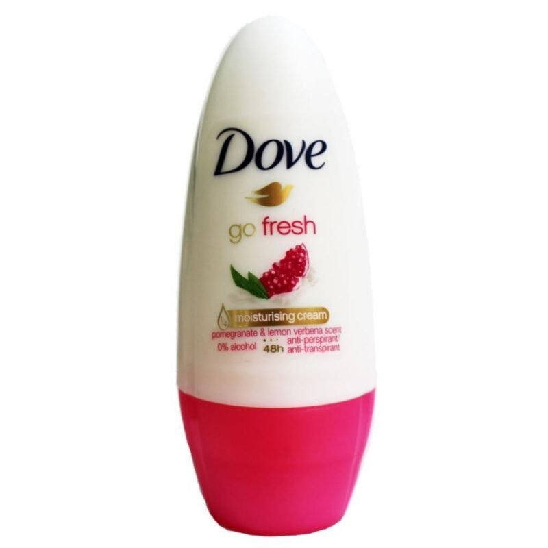 Dove Roll On Go Fresh Pomegranate & Lemon Verbena Scent 50ml - Black Vanilla Gourmet