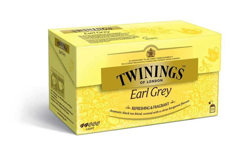Twinings Green Tea Earl Grey - 25 Tea Bags - Black Vanilla Gourmet