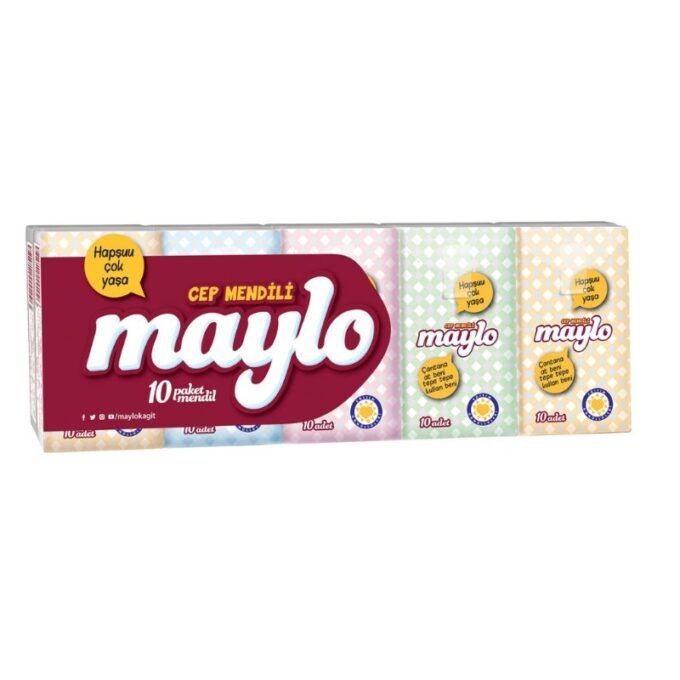 Maylo Pocket Tissues Pack of 10 - Black Vanilla Gourmet