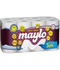 Maylo Toilet Paper 3 Ply ( 16 Rolls) - Black Vanilla Gourmet