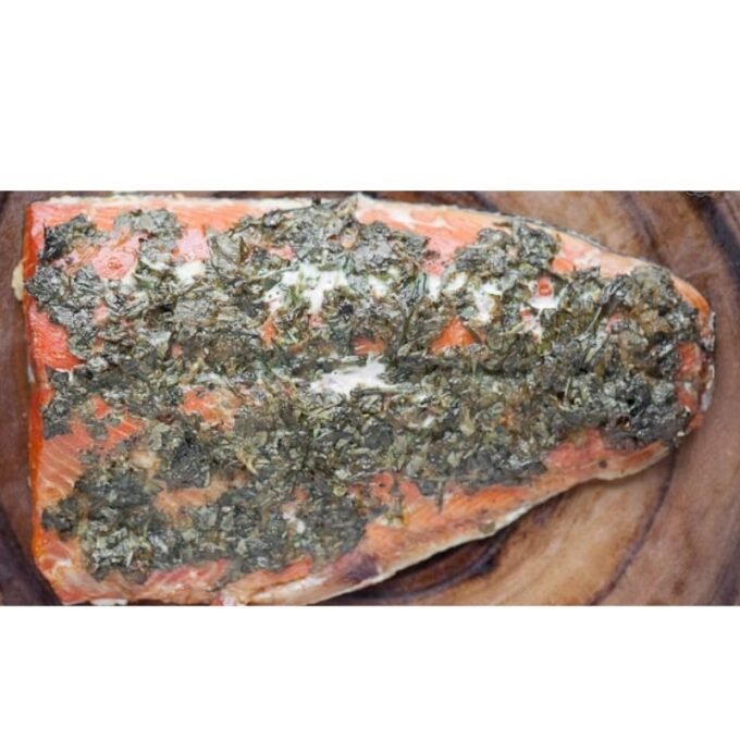 Norway Hot Smoked Salmon Portions with Herbs 200gm - Black Vanilla Gourmet
