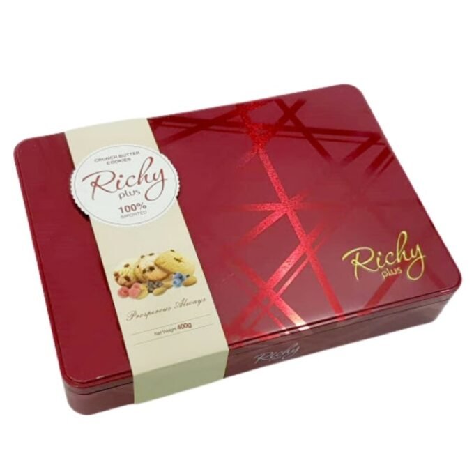 Richy Plus Crunch Butter Cookies (Red) 400gm - Black Vanilla Gourmet