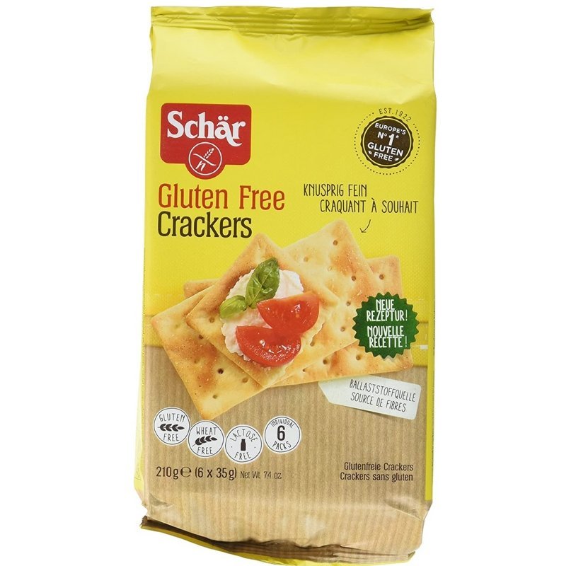 Schar Gluten Free Crackers 210g - Black Vanilla Gourmet