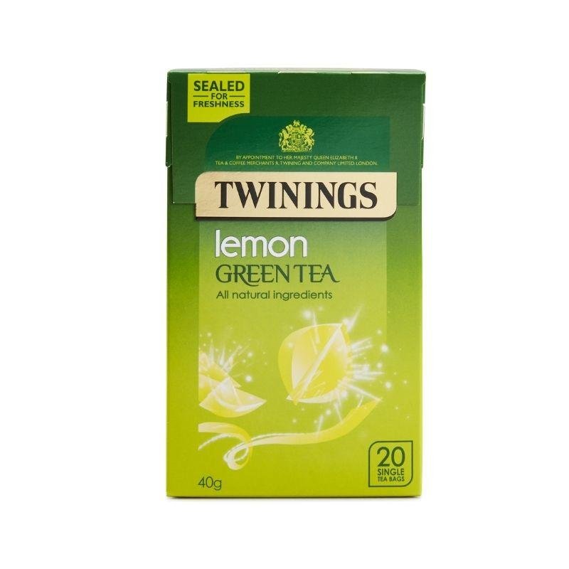 Twinings Lemon Green Tea 40gm - Black Vanilla Gourmet