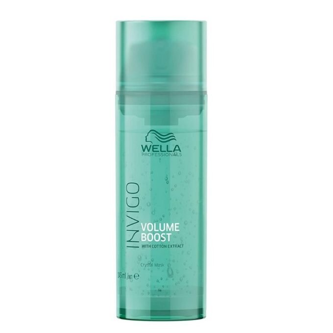 Wella Professionals Invigo Volume Boost With Cotton Extract Crystal Mask 145ml - Black Vanilla Gourmet