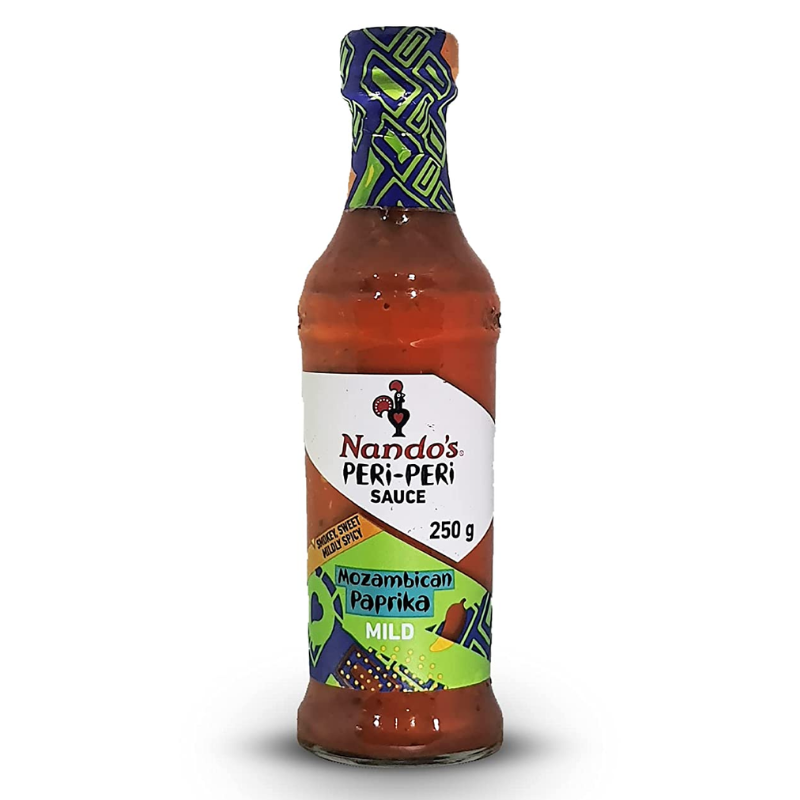 Nandos Peri Peri Sauce – Mozambican Paprika Mild, 250g - Black Vanilla ...