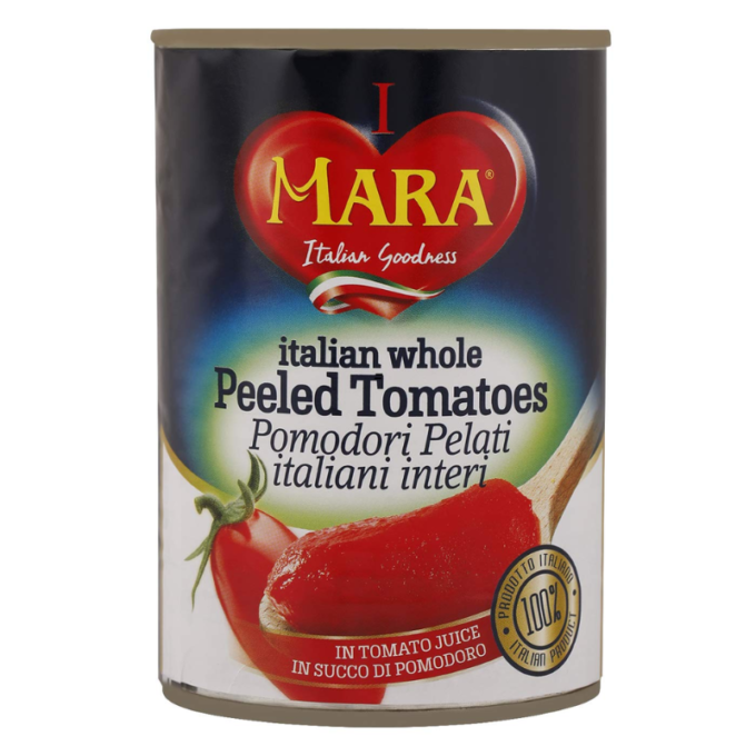 Pomodori pelati Mara 800 gr - Negozio Italiano